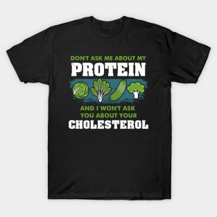 Funny Vegan Fitness Lovers Veggie Gift Idea T-Shirt